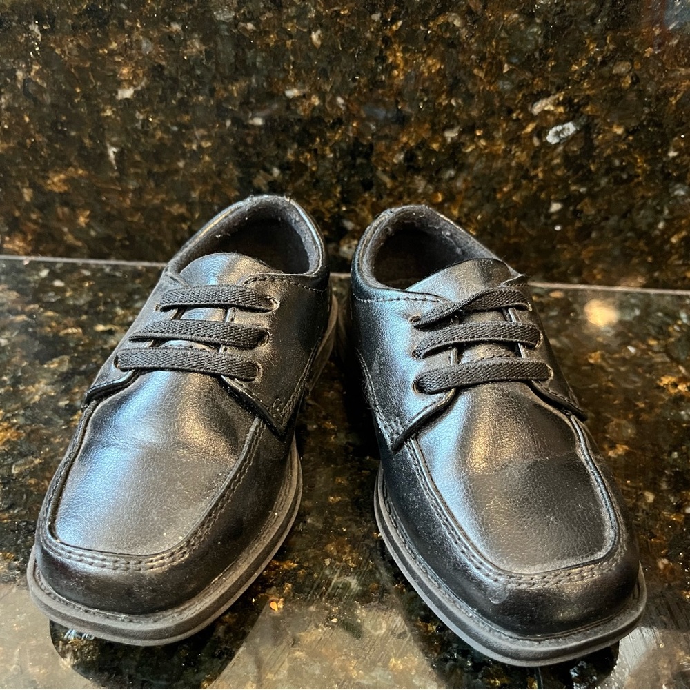 Classic Black Kids' Dress Shoes